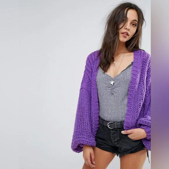 Free People Chamomile Cardi Size S Used - lost logo - Picture 1 of 10